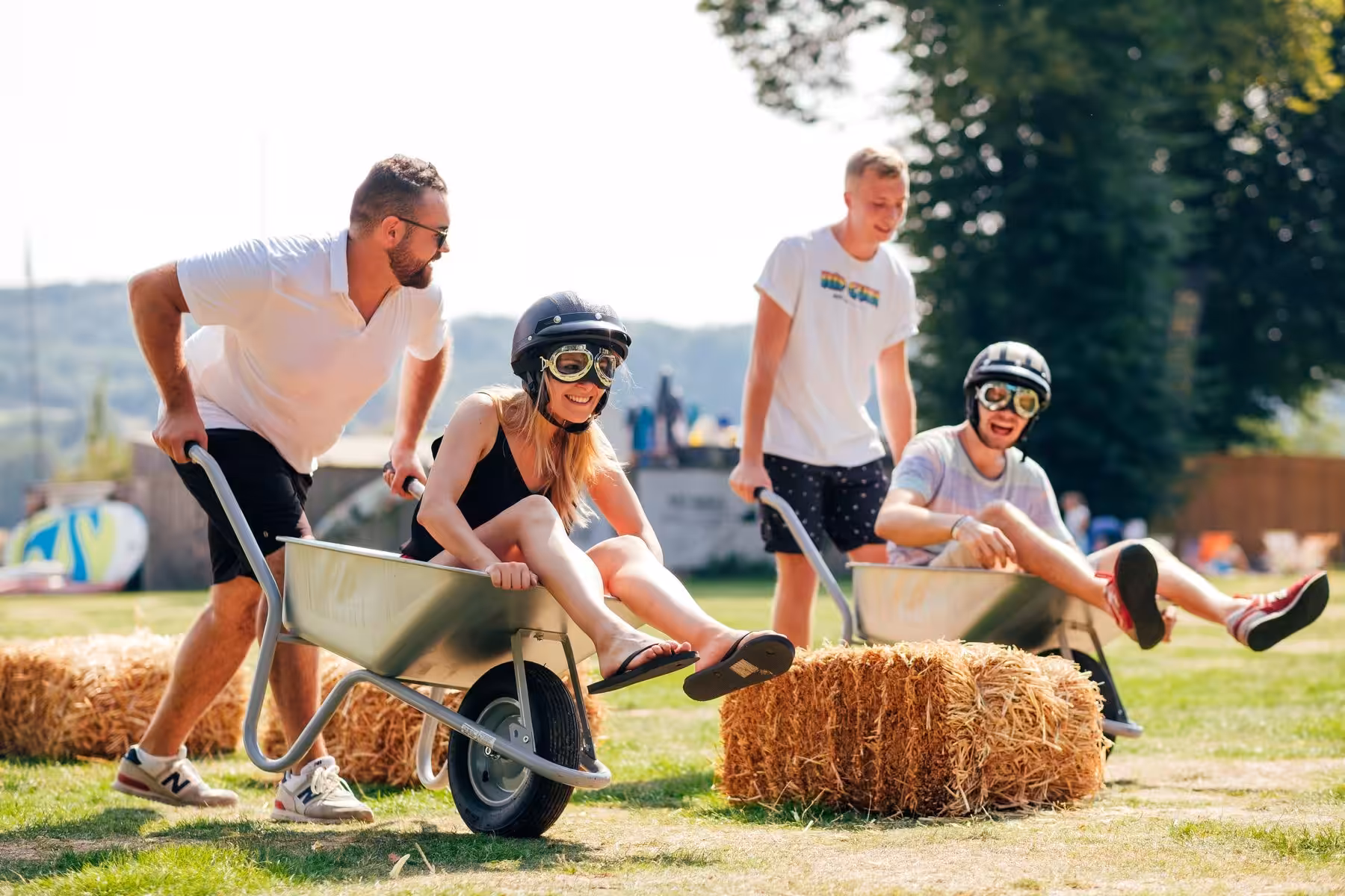 Teamwork auf dem Bauernhof
