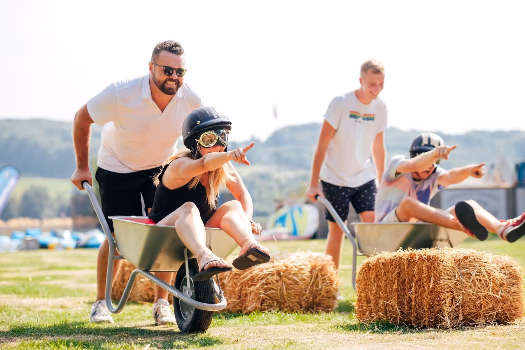 Teamwork auf dem Bauernhof