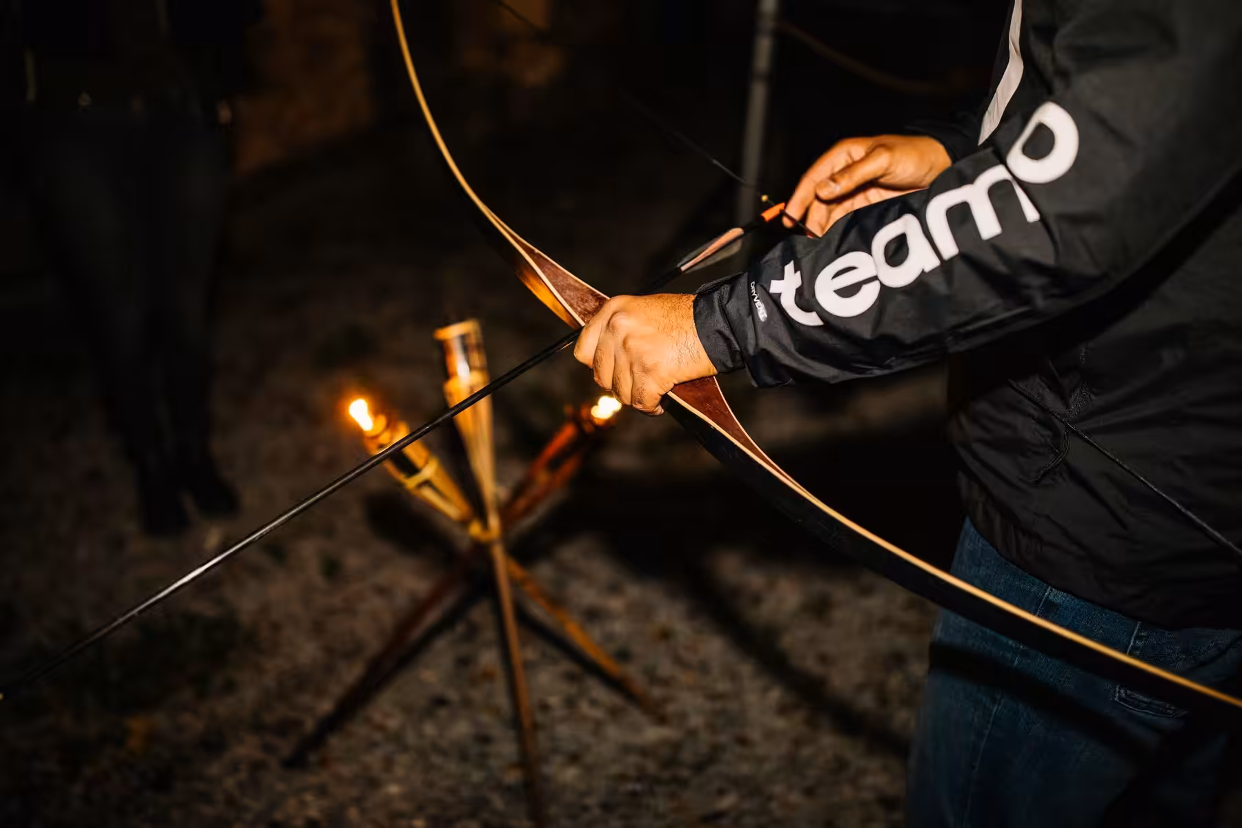 Fackelbogenschießen Teamevent von teamio