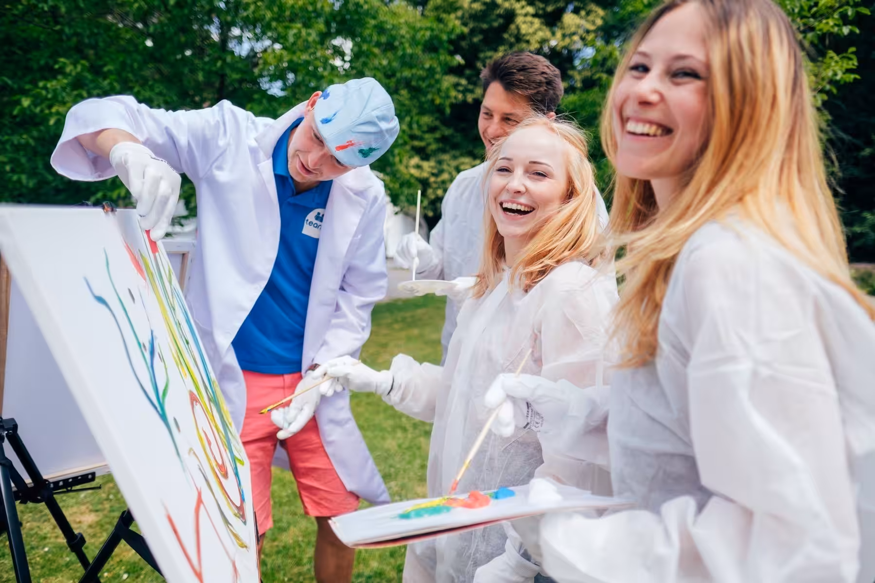 Kreatives Teamevent für Firmen