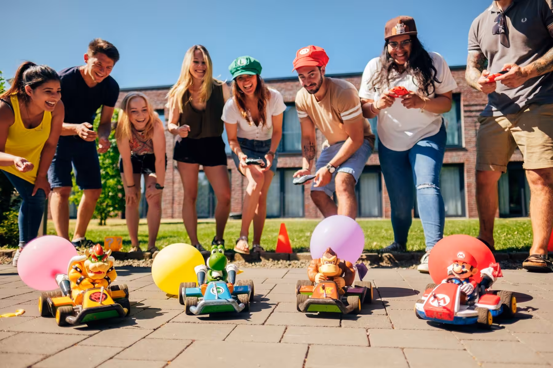 Mario Kart Rennen als Teamevent für Firmen