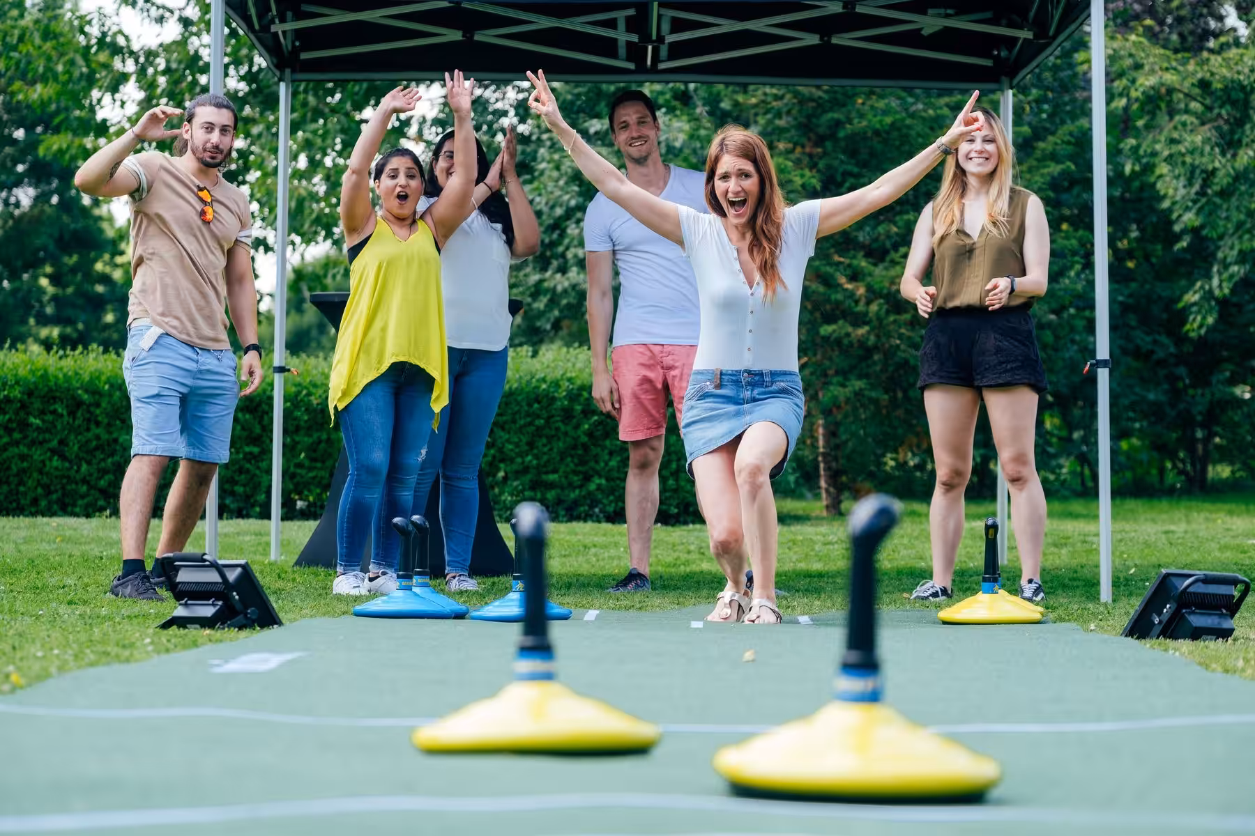 Rasencurling Teamevent by teamio