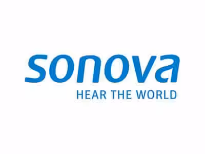 Sonova Logo: Hör die Welt