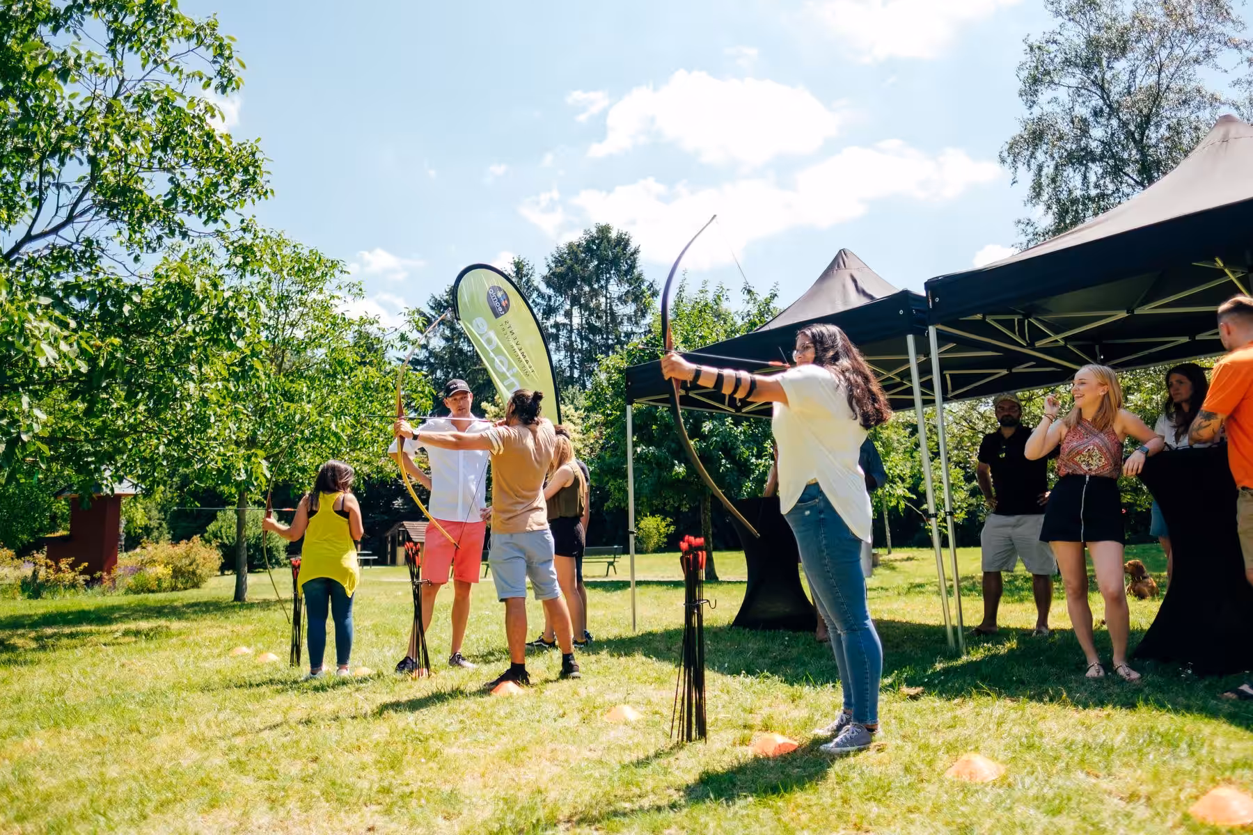 Bogenschießen Teamevent von teamio