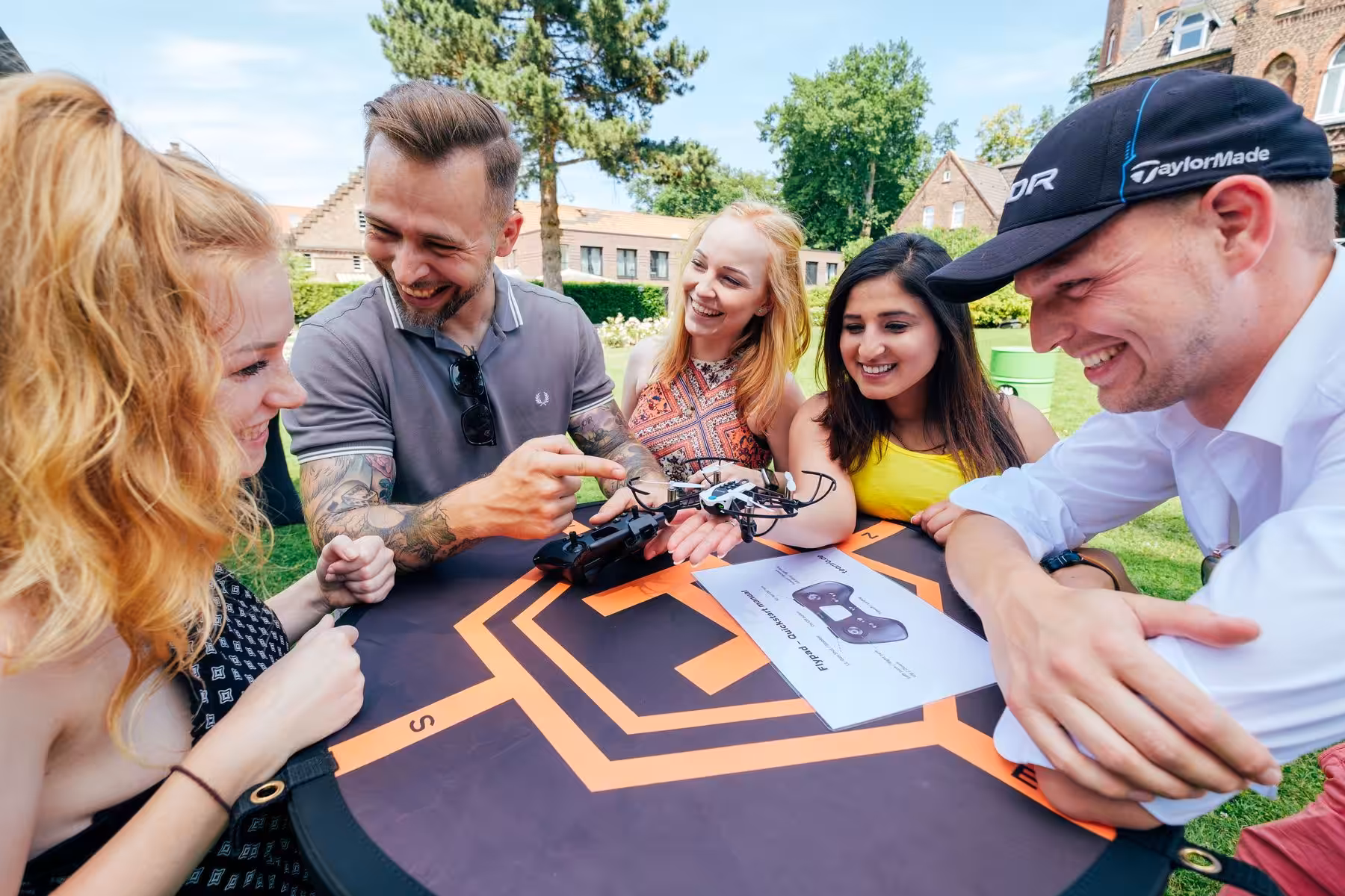Teamevent mit Drohnen von teamio