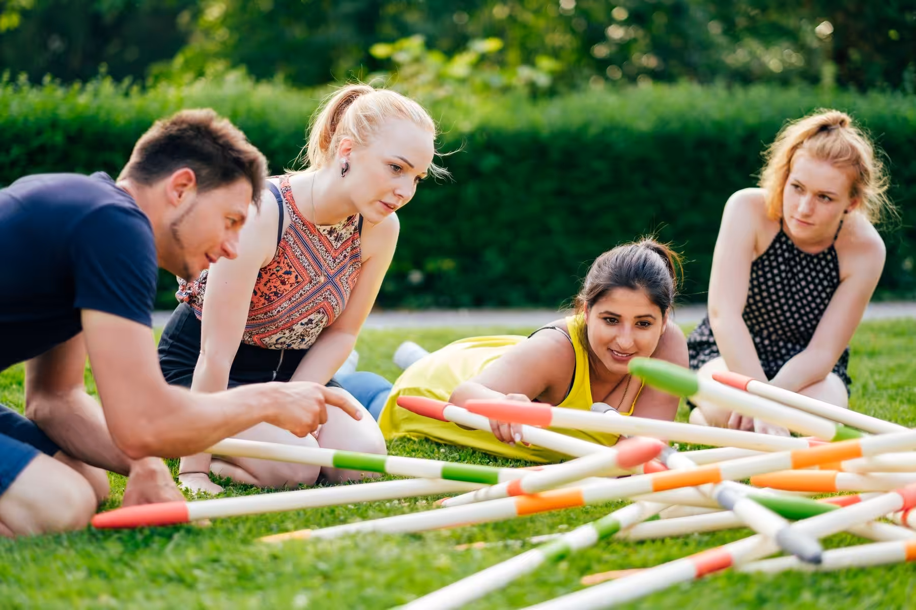 Teamevent mit verschiedenen Challenges & Parcours