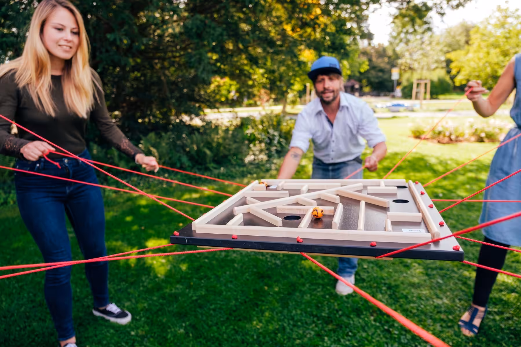 Teamevent mit verschiedenen Challenges & Parcours