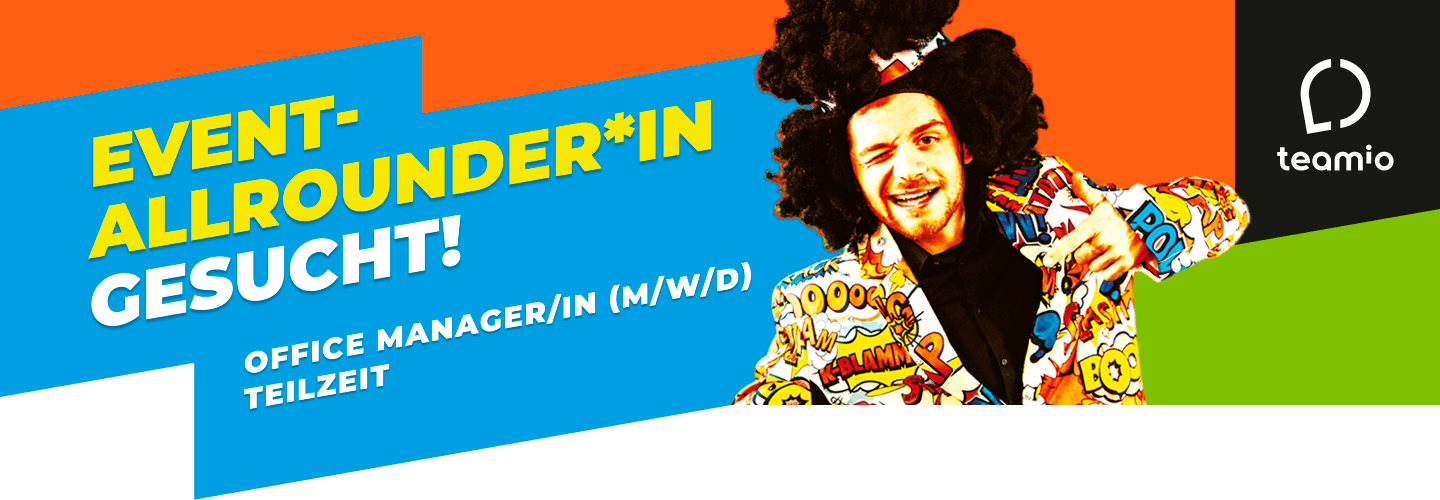 Jobangebot: Event-Allrounder*in in Teilzeit gesucht.