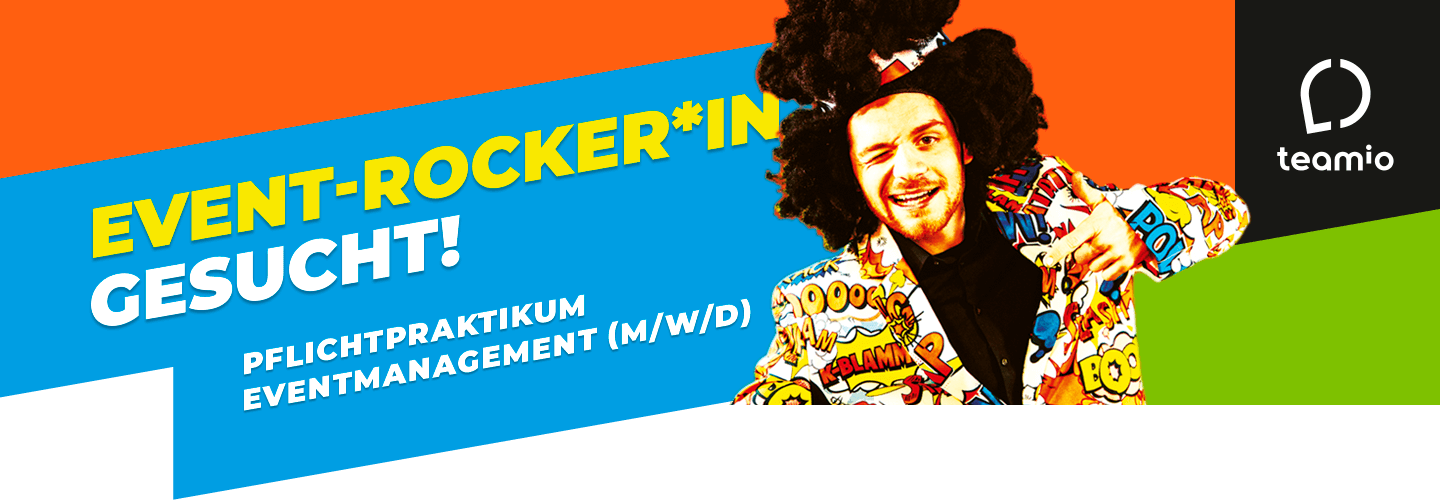 Stellenangebot für Eventmanagement-Praktikum in Deutschland.