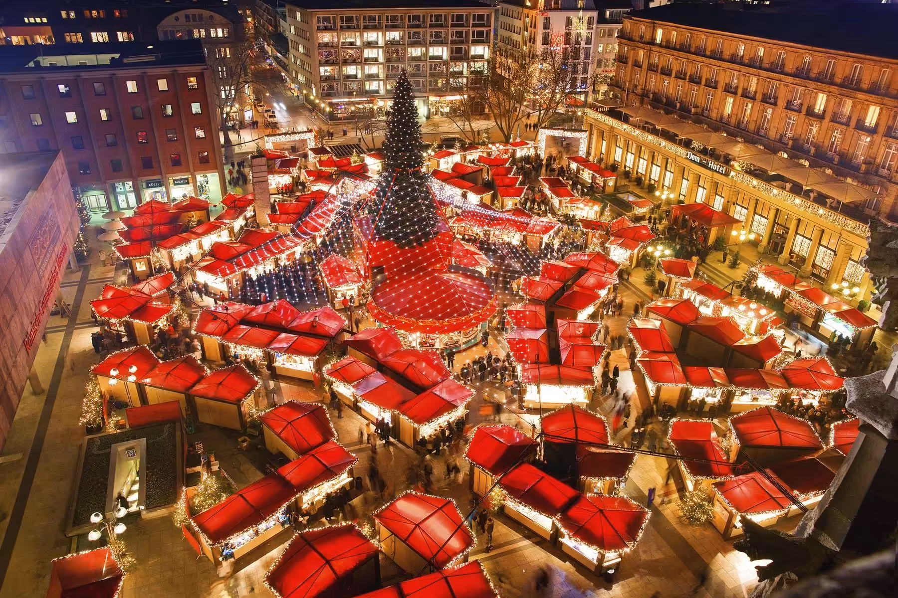 Winterliche Weihnachtsmarkt Rallye als Weihnachtsfeier
